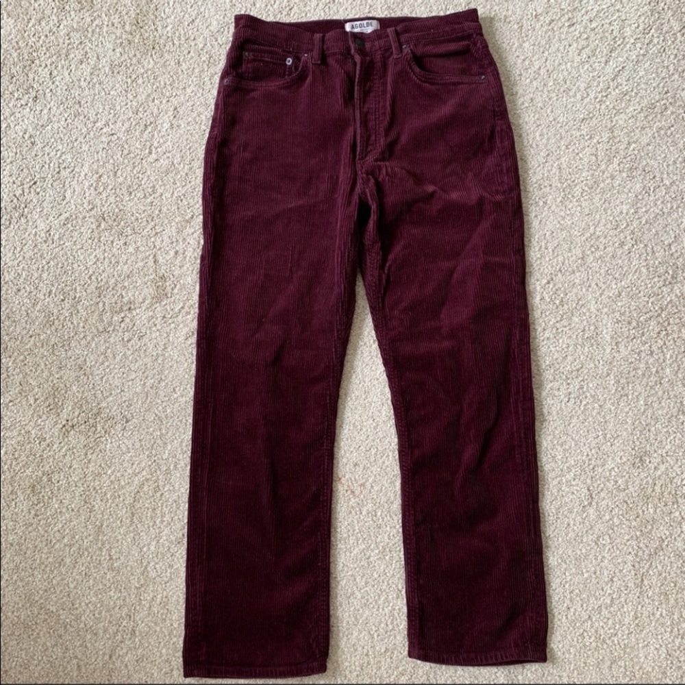 AGOLDE Riley High Rise Corduroy - Picture 2 of 4